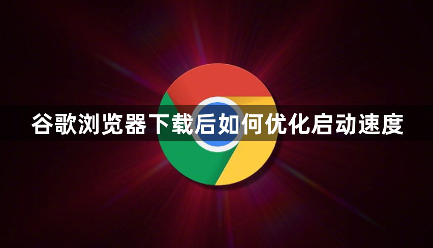 谷歌浏览器下载后如何优化启动速度1