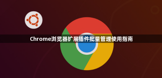 Chrome浏览器扩展插件批量管理使用指南1