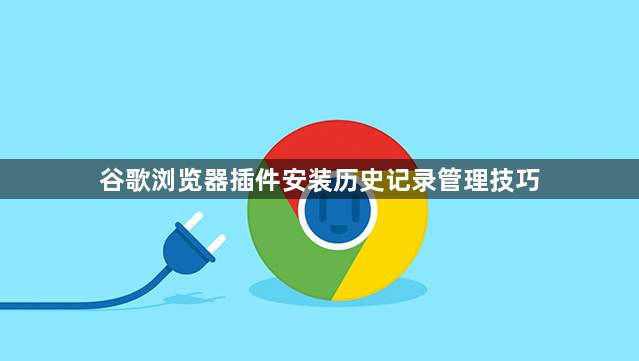 谷歌浏览器插件安装历史记录管理技巧1