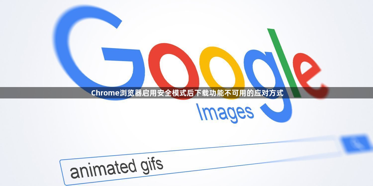 Chrome浏览器启用安全模式后下载功能不可用的应对方式1