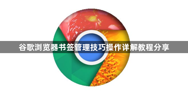 谷歌浏览器书签管理技巧操作详解教程分享1