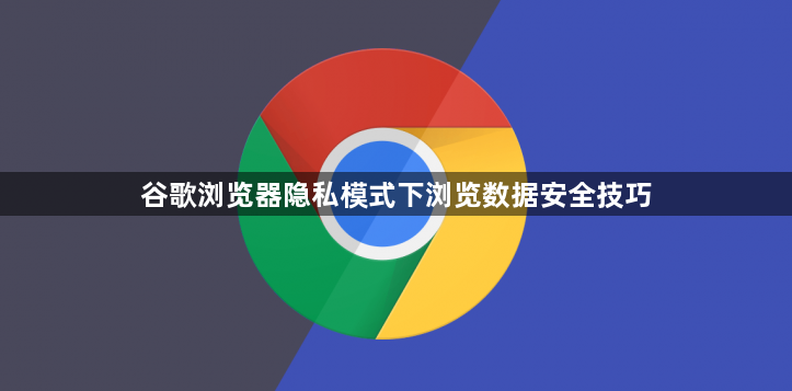 谷歌浏览器隐私模式下浏览数据安全技巧1