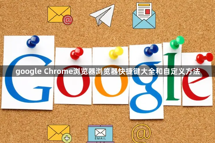 google Chrome浏览器浏览器快捷键大全和自定义方法1