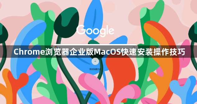 Chrome浏览器企业版MacOS快速安装操作技巧1