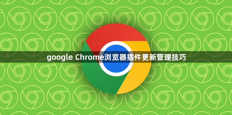 google Chrome浏览器插件更新管理技巧1