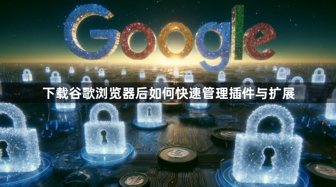 下载谷歌浏览器后如何快速管理插件与扩展1