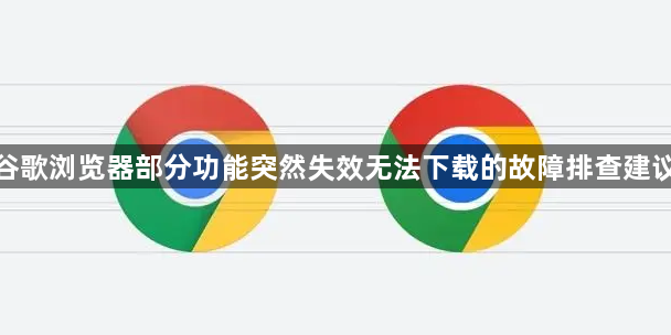谷歌浏览器部分功能突然失效无法下载的故障排查建议1