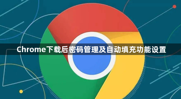 Chrome下载后密码管理及自动填充功能设置1