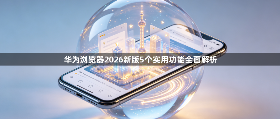 华为浏览器2026新版5个实用功能全面解析1