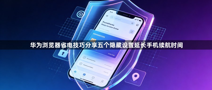 华为浏览器省电技巧分享五个隐藏设置延长手机续航时间1