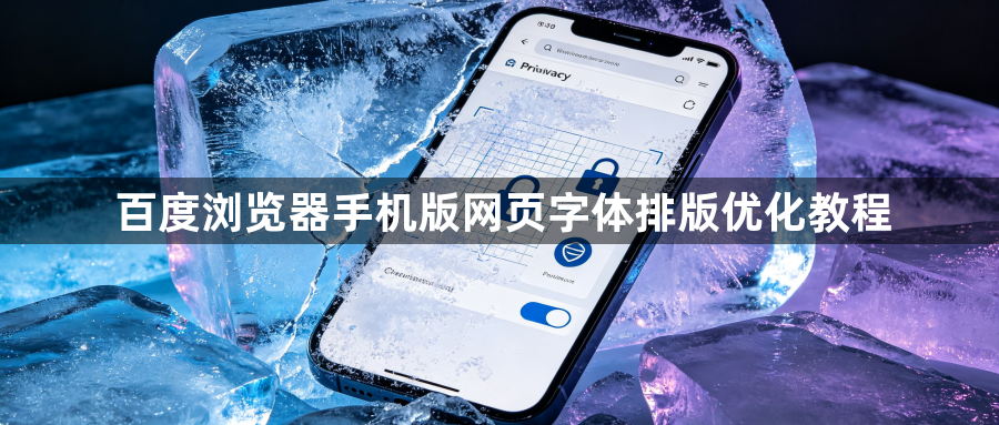 百度浏览器手机版网页字体排版优化教程1