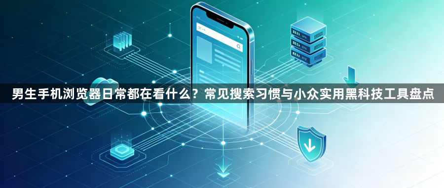 男生手机浏览器日常都在看什么?常见搜索习惯与小众实用黑科技工具盘点1