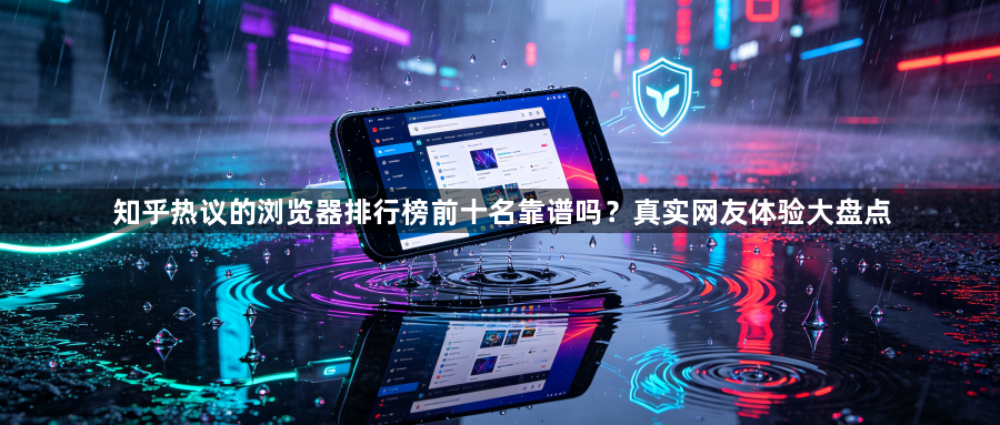 知乎热议的浏览器排行榜前十名靠谱吗?真实网友体验大盘点1