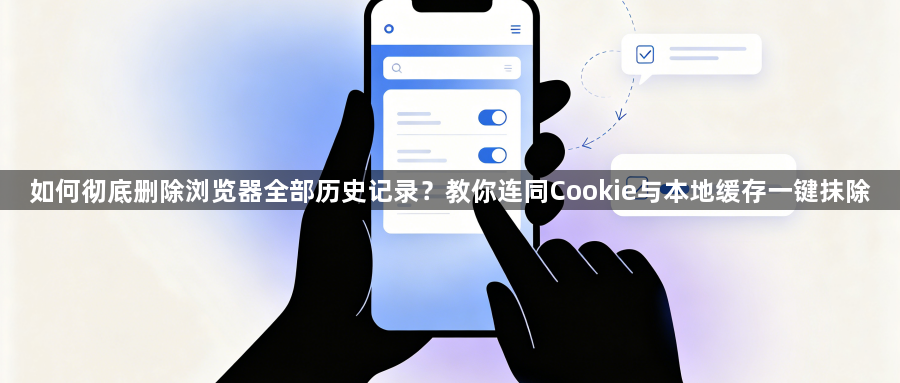 如何彻底删除浏览器全部历史记录?教你连同Cookie与本地缓存一键抹除1
