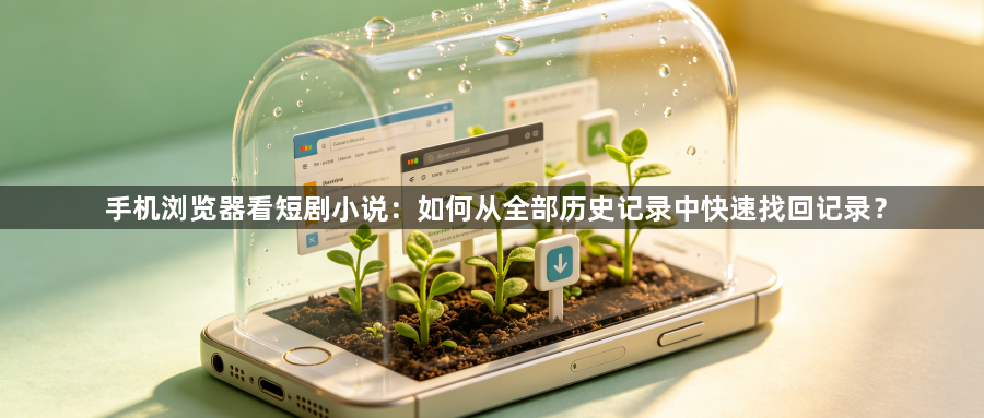 手机浏览器看短剧小说：如何从全部历史记录中快速找回记录？1
