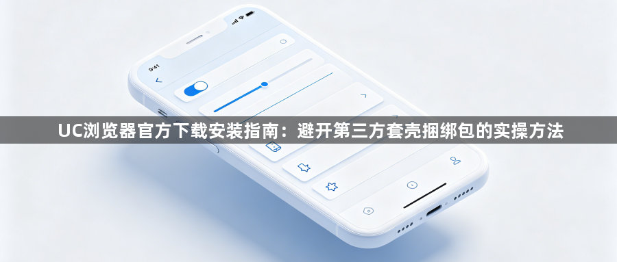 UC浏览器官方下载安装指南:避开第三方套壳捆绑包的实操方法1