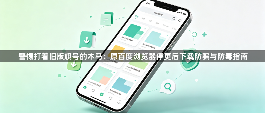 警惕打着旧版旗号的木马:原百度浏览器停更后下载防骗与防毒指南1