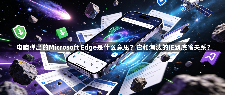 电脑弹出的Microsoft Edge是什么意思？它和淘汰的IE到底啥关系？1