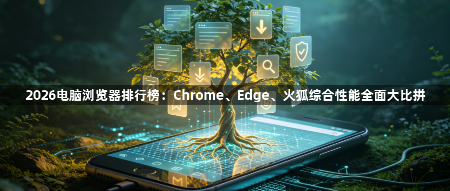 2026电脑浏览器排行榜:Chrome、Edge、火狐综合性能全面大比拼1